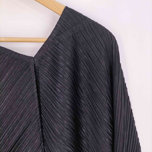 プリーツプリーズイッセイミヤケ PLEATS PLEASE ISSEY MIYAKE アシンメトリープレス プリーツワンピース レディース JPN:3