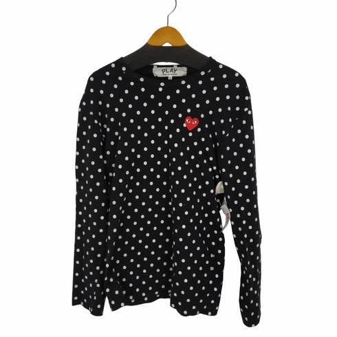 プレイコムデギャルソン PLAY COMME des GARCONS ドットカットソー ハート レディース JPN:XL