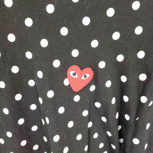 プレイコムデギャルソン PLAY COMME des GARCONS ドットカットソー ハート レディース JPN:XL