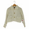 コムデギャルソン COMME des GARCONS 05SS 特殊加工 フラップポケット ポリクロップドジャケット レディース JPN:M