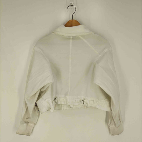 コムデギャルソン COMME des GARCONS 05SS 特殊加工 フラップポケット ポリクロップドジャケット レディース JPN:M