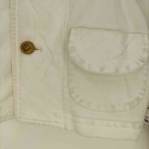 コムデギャルソン COMME des GARCONS 05SS 特殊加工 フラップポケット ポリクロップドジャケット レディース JPN:M