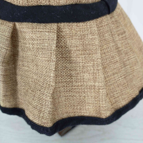 ヌナ neuna 折り畳めるUVカットプリーツハット 麦わら レディース ONE SIZE