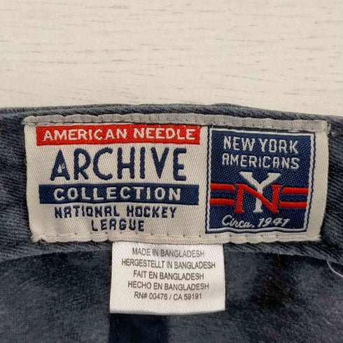 アメリカンニードル American Needle Archive Collection NEGRO LEAGUE NEW YORK BLACK YANKEES 6パネルキャップ メンズ