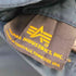 アルファインダストリーズ ALPHA INDUSTRIES USA製 TEXAS テキサス ロゴ刺繍 フライトジャケット MA-1 メンズ import:L