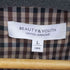 ビューティーアンドユースユナイテッドアローズ BEAUTY & YOUTH UNITED ARROWS ギャバジン トレンチコート 裏地チェック メンズ JPN:L