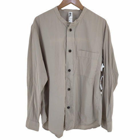 エムエイチエル MHL. GARMENT DYE BASIC POPLIN SHIRT メンズ import:XL