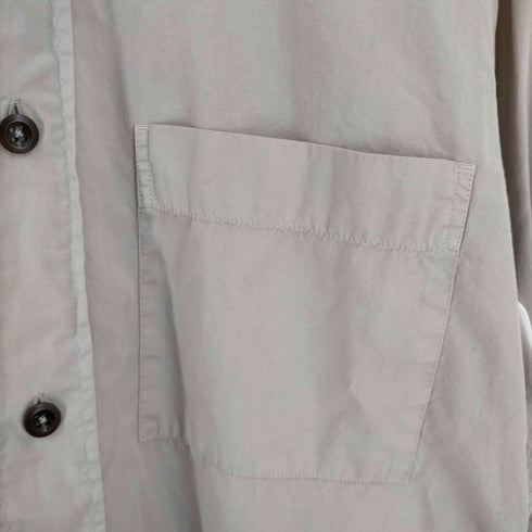 エムエイチエル MHL. GARMENT DYE BASIC POPLIN SHIRT メンズ import:XL