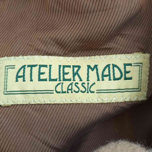 ATELIER MADE バックベルト キャメル チェスターコート メンズ ONE SIZE
