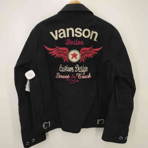 バンソン VANSON バック刺繍ワークジャケット メンズ L