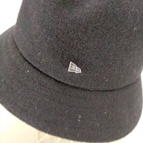 ニューエラ NEW ERA ウールブレンドフェルト ブラック メタルフラッグロゴ レディース s-m