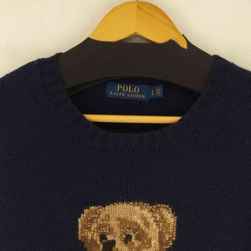 ポロラルフローレン POLO RALPH LAUREN Bear Isle Crew Knit Navy メンズ JPN:L