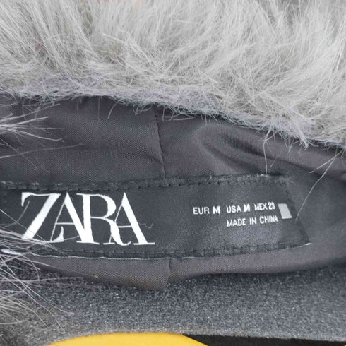 ザラ ZARA SHORT FAUX FUR JACKET レディース M