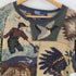 ポロバイラルフローレン Polo by RALPH LAUREN HAND KNIT パッチワーク コットンリネンレーヨン クルーネックニット メンズ import:M