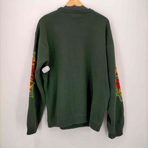 エクストララージ XLARGE 23AW BURNING MONSTER CREWNECK KNIT メンズ JPN:L