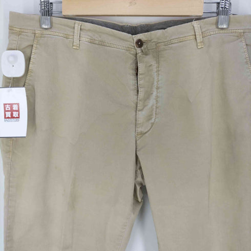 ブリリア BRIGLIA イタリア製 ボタンフライ コットンポリチノパンツ メンズ 40/54