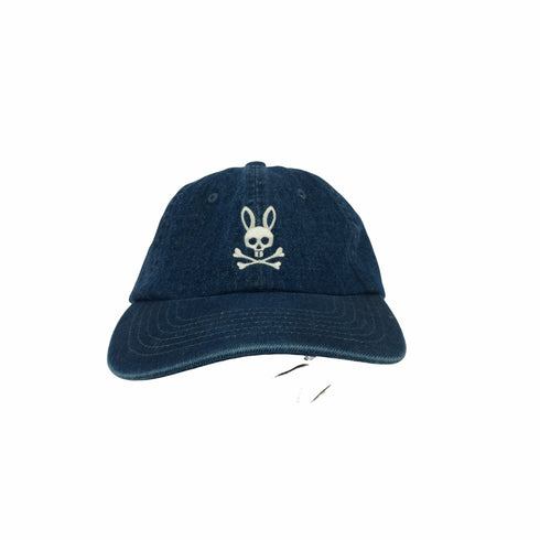 サイコバニー Psycho Bunny フロントロゴ刺繍6パネルデニムキャップ メンズ