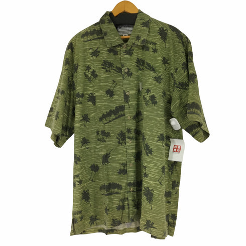 コロンビアスポーツウェア Columbia Sportswear ヤシの木柄 S/S シャツ メンズ import:M
