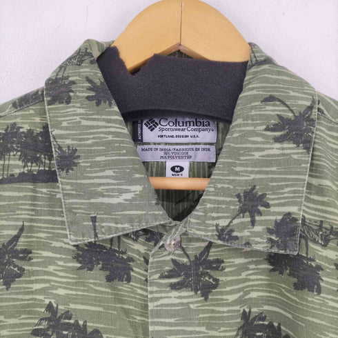 コロンビアスポーツウェア Columbia Sportswear ヤシの木柄 S/S シャツ メンズ import:M