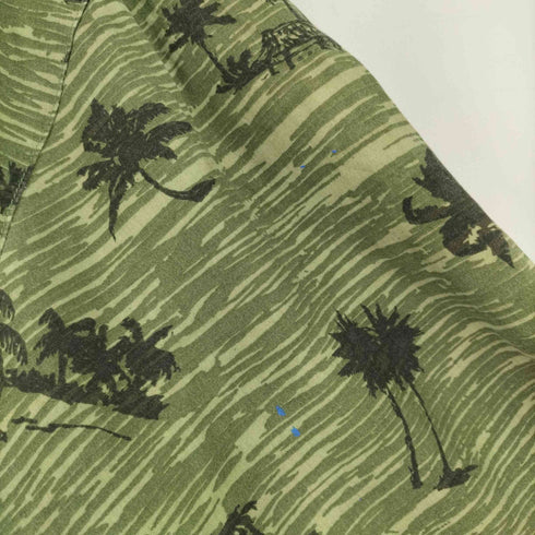 コロンビアスポーツウェア Columbia Sportswear ヤシの木柄 S/S シャツ メンズ import:M