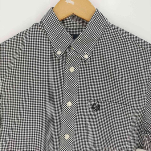 フレッドペリー FRED PERRY S/S GINGHAM SHIRT ショートスリーブギンガムシャツ メンズ import:S