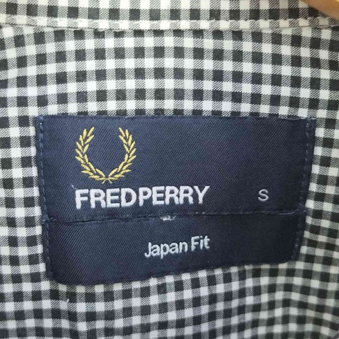 フレッドペリー FRED PERRY S/S GINGHAM SHIRT ショートスリーブギンガムシャツ メンズ import:S
