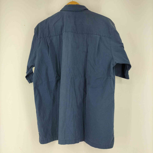 ヴァンヒューゼン VAN HEUSEN 90S 黒タグ S/S コットンシャツ メンズ import:L