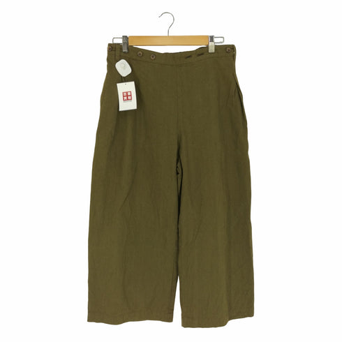 コットンハウスアヤ Cotton House Aya Yesterday CROSS 1タックコットンワイドパンツ レディース JPN:M