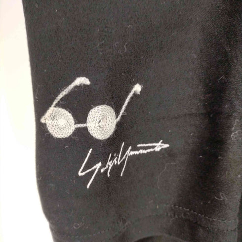 ヨウジヤマモト Yohji Yamamoto 袖刺繍ジップアップノーカラージャケット メンズ JPN:2