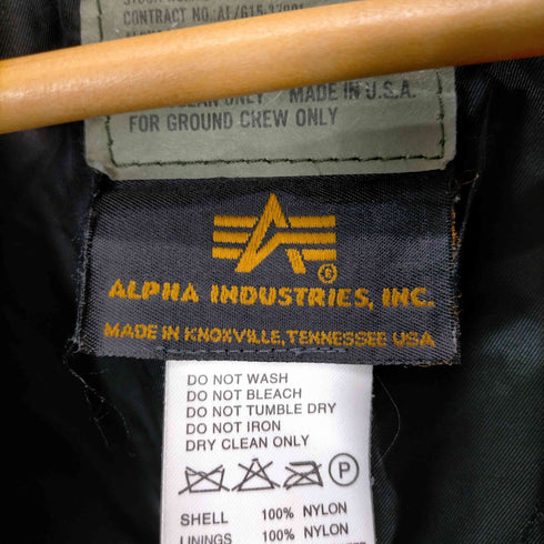 アルファインダストリーズ ALPHA INDUSTRIES 00S USA製 MA-1 フライトジャケット メンズ import:S
