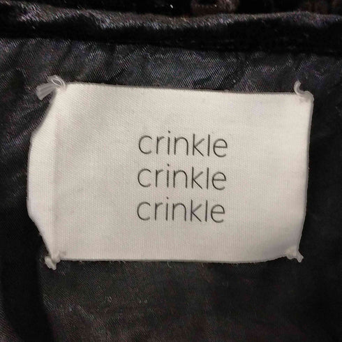 Crinkle crinkle crinkle embroidery ボレロ レディース FREE
