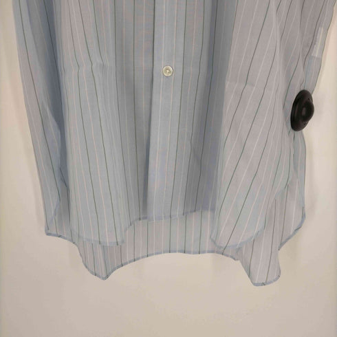 オーラリー AURALEE HARD TWIST FINX ORGANDY STRIPE SHIRT メンズ JPN:4