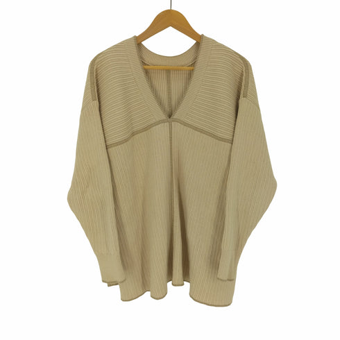 クラネ CLANE 21SS DOUBLE FACE LINE KNIT ダブルフェイスラインニット レディース JPN:1