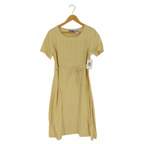 ERIKA & CO. ピンタック リネンコットンワンピース レディース import:M