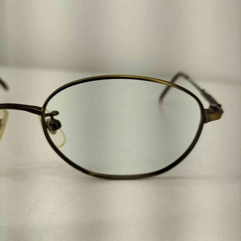 メルローズ MELROSE レンズ無し メタルフレームメガネ メンズ 52□17-143