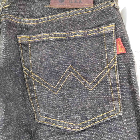 エドウィン EDWIN 80-90S MADE IN USA ブラックデニムパンツ メンズ 31/32