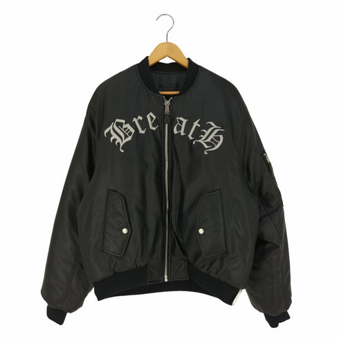 BREATH x FOSTEX GARMENTS F.M.C.D SYNTHETIC LEATHER BOMBER JACKET シンセティックレザー ボンバージャケット メンズ import:M