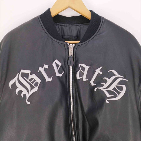 BREATH x FOSTEX GARMENTS F.M.C.D SYNTHETIC LEATHER BOMBER JACKET シンセティックレザー ボンバージャケット メンズ import:M