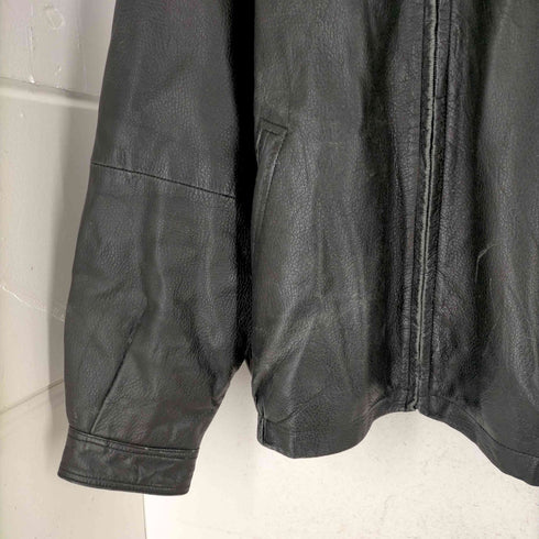 アウトブルック OUTBROOK ビッグサイズレザージップブルゾン メンズ 2X