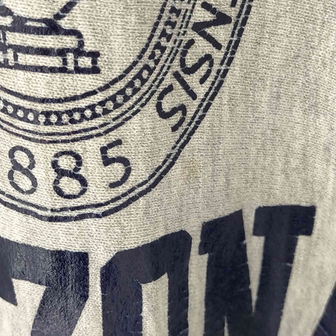 チャンピオン Champion 90s USA製 刺繍タグ ラバー3段 REVERSE WEAVE UNIVERSITY ARIZONA クルーネックスウェット メンズ import:L