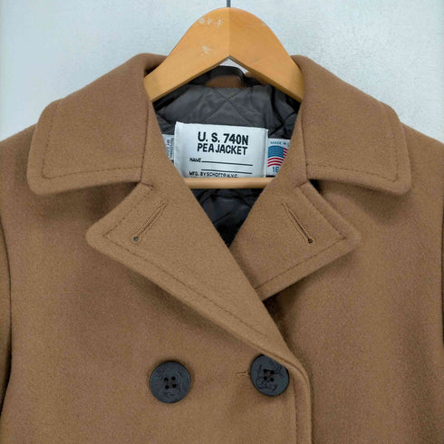 ショット Schott MADE IN USA 裏地キルティングピーコート レディース 16