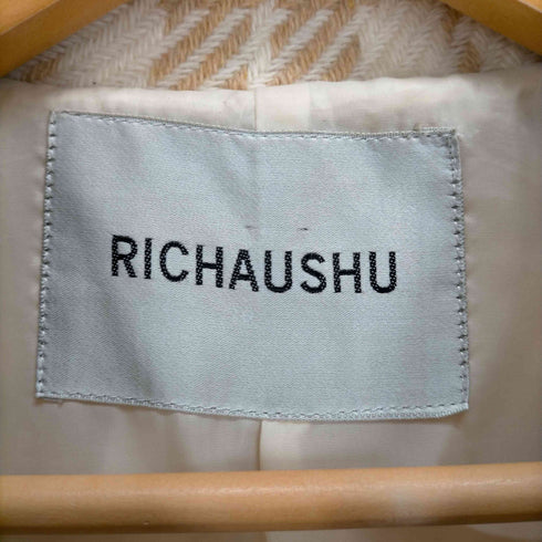 RICHAUSHU 千鳥格子ウールハーフコート レディース JPN:M