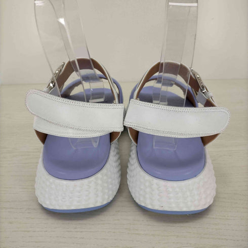 エンポリオアルマーニ EMPORIO ARMANI LEATHER PLATFORM SANDALS レディース