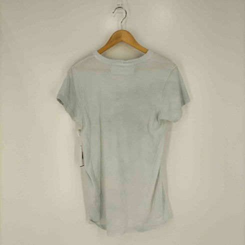 SENDING LIGHT USA製 FREE CITY プリント クルーネックTシャツ レディース