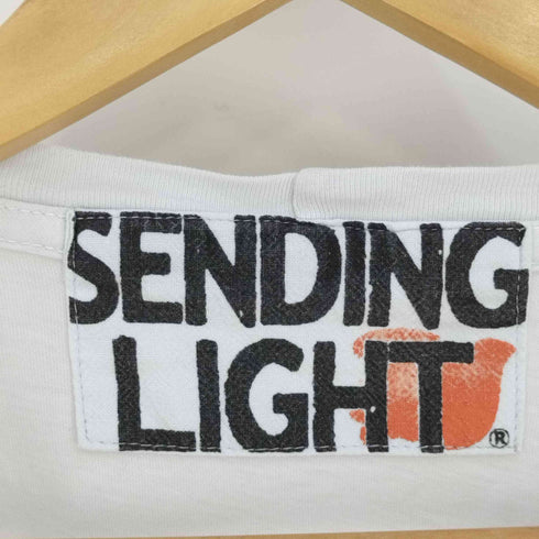 SENDING LIGHT USA製 FREE CITY プリント クルーネックTシャツ レディース