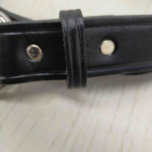 トリーレザー TORY LEATHER フック型バックルブライドルレザーベルト ブラック 2280 メンズ 34