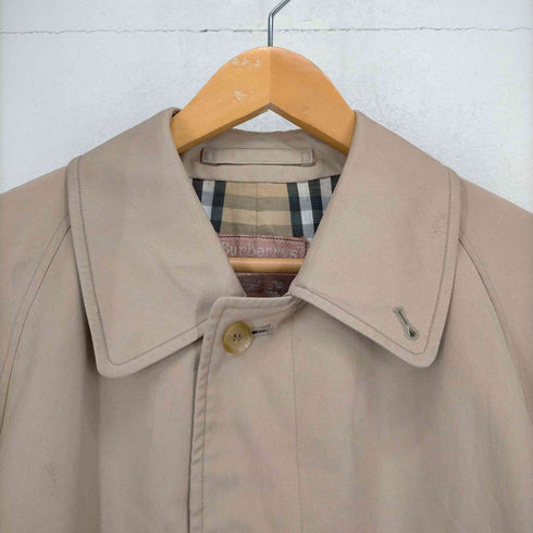 バーバリーズ BURBERRYS 裏地ノヴァチェックステンカラーコート MADE IN ENGLAND メンズ