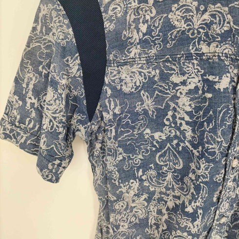 ディーゼル DIESEL 00S ペイズリー シースルー S/S シャツ メンズ import:S