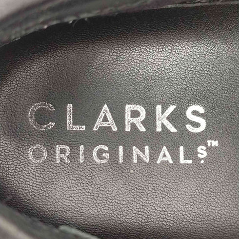 クラークス Clarks 別注 Wallabee Gore-tex ブラックレザー スウェードコンビ メンズ JPN:26