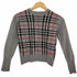 バーバリーズ BURBERRYS カシミヤ100 チェック ニット レディース import:M